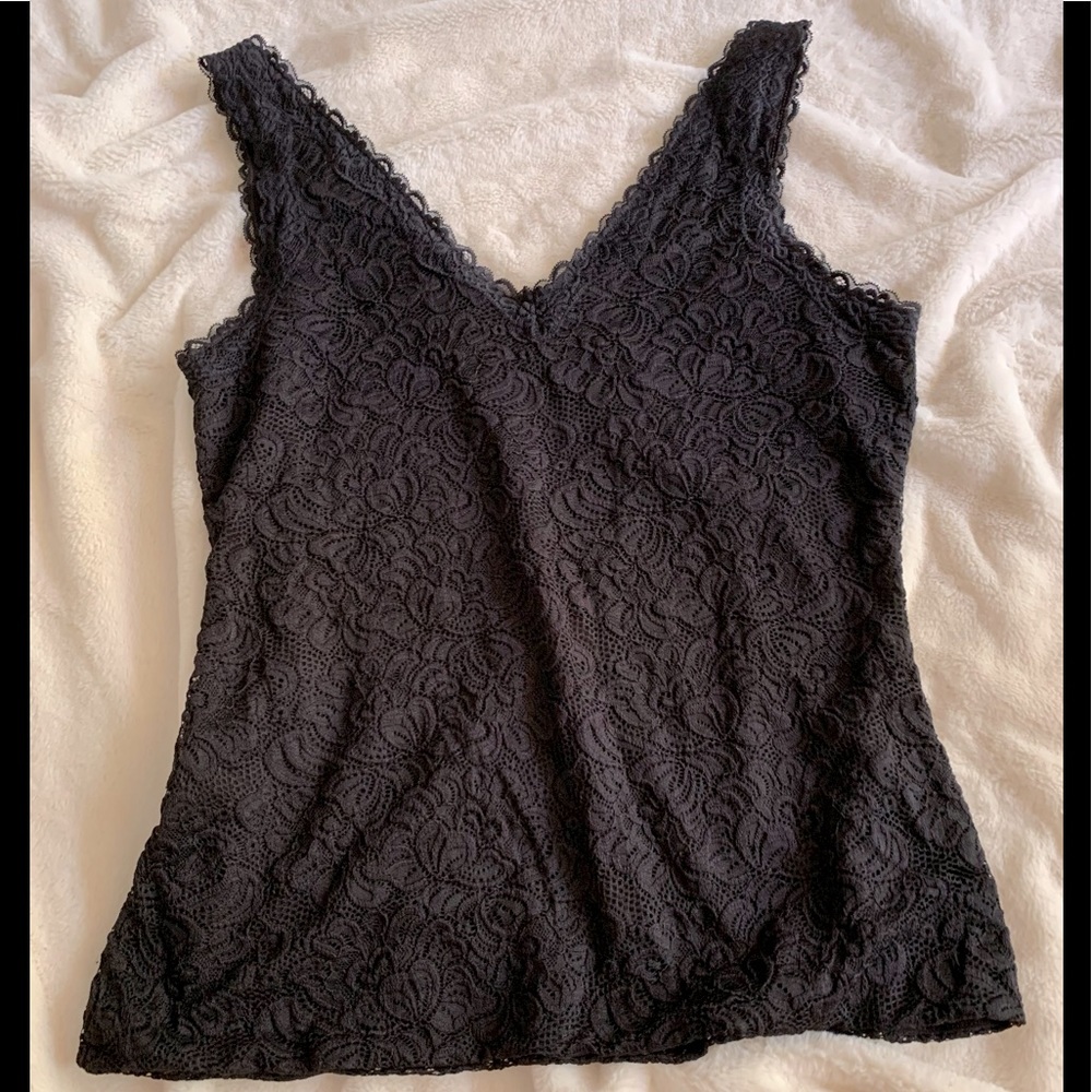 White House Black Market Lace Tank Top